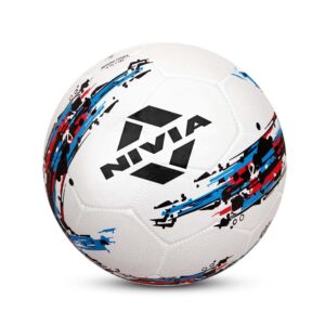 Home nivia storm football size 5 (white), rubber