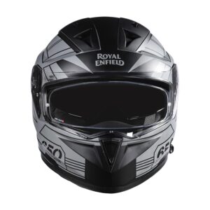 Home royal enfield mettle full face tech isi, dot & ece certified riding helmet mt grey